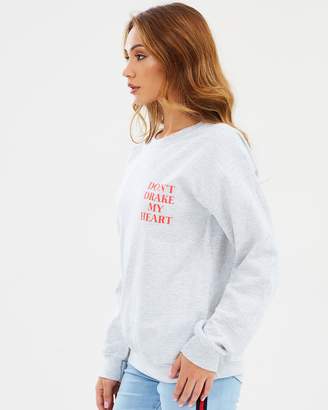 Missguided Slogan Sweatshirt