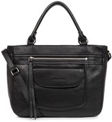 Thumbnail for your product : Lancaster Paris Soft Nappa Zip and Flap Front Pockets Satchel Bag