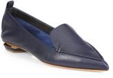 Thumbnail for your product : Nicholas Kirkwood Textured Leather Point-Toe Loafers