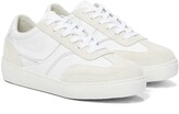Thumbnail for your product : Dries Van Noten Suede-trimmed leather sneakers