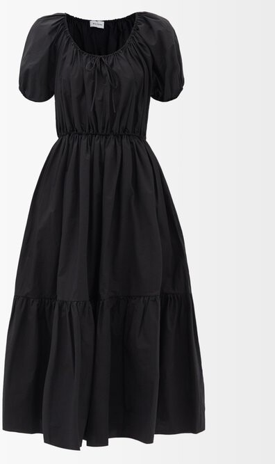 Matteau The Drawcord Organiccotton Maxi Dress Black ShopStyle