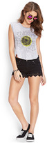 Thumbnail for your product : Forever 21 Heathered Sunflower Tee
