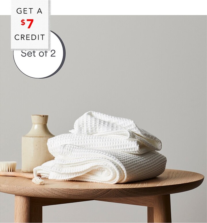 Ettitude Waffle Bath Towel With 7 Credit ShopStyle