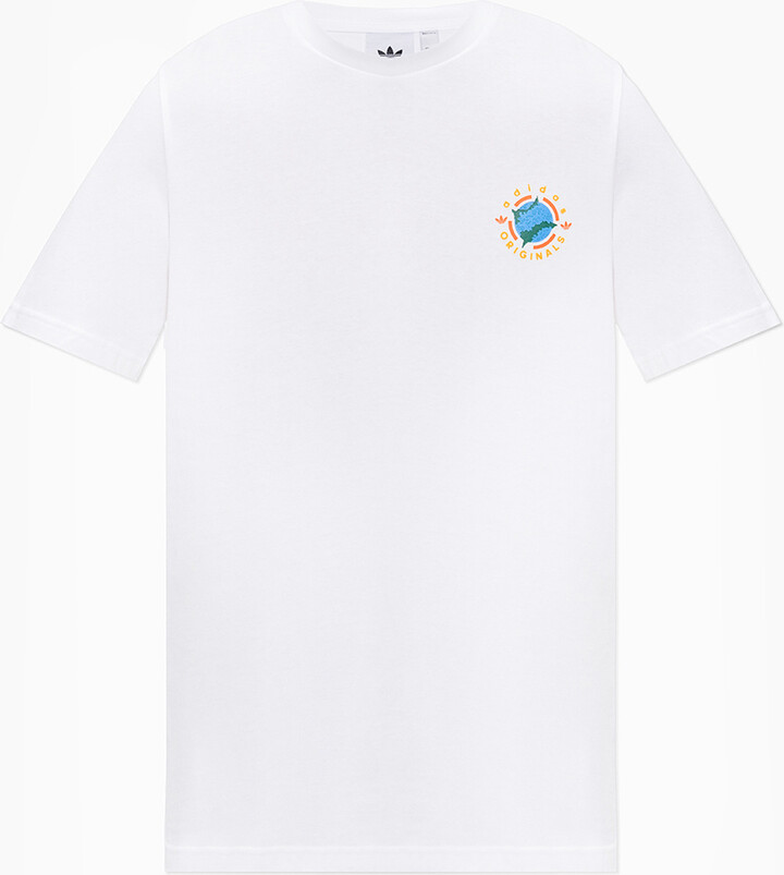 adidas Printed T-shirt - White - ShopStyle