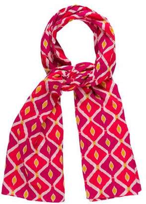 Tory Burch Woven Abstract Printed Scarf