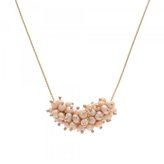 Thumbnail for your product : Oliver Bonas Gold Adora Cluster Pearl Necklace