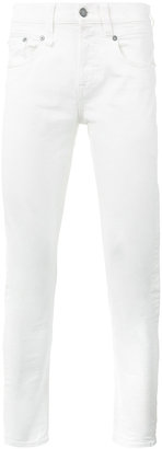R 13 cropped skinny jeans - men - Cotton/Elastodiene - 34
