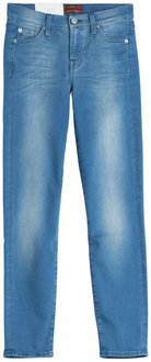 7 For All Mankind Stretch Cotton Skinny Jeans