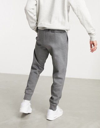 Nike Club cuffed sweatpants in charcoal heather - ShopStyle Activewear Pants