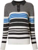 Thumbnail for your product : The Elder Statesman cashmere striped jumper
