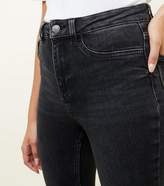Thumbnail for your product : New Look Black Washed High Waist Super Skinny Hallie Jeans