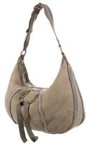Thumbnail for your product : Nina Ricci Leather-Trimmed Shearling Hobo