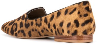 Le Monde Beryl Leopard-Print Loafers