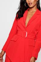 Thumbnail for your product : boohoo Wide Belt V Front Blazer
