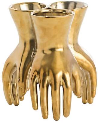 Arteriors Piedmont Porcelain Vase - Gold