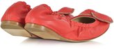 Thumbnail for your product : See by Chloe Red Nappa Leather Ballerina
