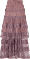 Thumbnail for your product : ANNA MASON Long Skirt Purple