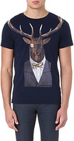 Thumbnail for your product : HUGO BOSS Touchdown stag-print t-shirt - for Men