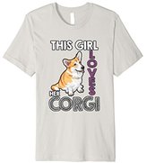 Thumbnail for your product : Men's Cute Cardigan Corgi Dog Shirt- This Girl Loves Her Corgi Small
