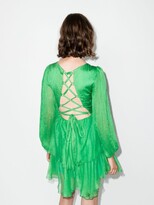 Thumbnail for your product : Maria Lucia Hohan Lilou draped silk mini dress