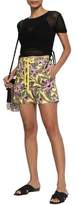Thumbnail for your product : RED Valentino Floral-print Stretch-cotton Shorts