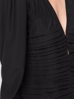 Thumbnail for your product : Magda Butrym Long-Sleeved Structured-Shoulder Mini Dress