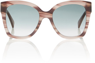 Gucci Marbled Acetate Square-Frame Sunglasses