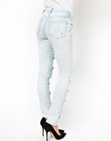 Thumbnail for your product : Evil Twin Thrashed Jeans In Acid Wash
