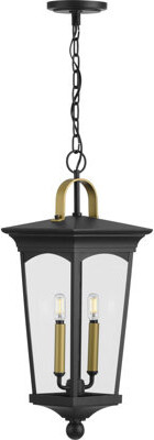 Beachcrest Home Laverriere 2 - Light Lantern Rectangle Pendant