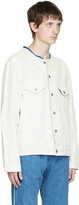 Thumbnail for your product : Maison Margiela White Collarless Denim Jacket