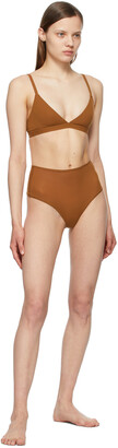 SKIMS Brown Fits Everybody High-Waisted Thong
