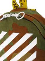 Thumbnail for your product : Off-White diagonal stripe print camouflage backpack