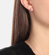 Thumbnail for your product : Suzanne Kalan Fireworks 18kt white gold hoop earrings with diamonds