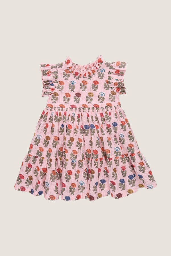 Pink Chicken Multi Floral Drop Jennifer Dress