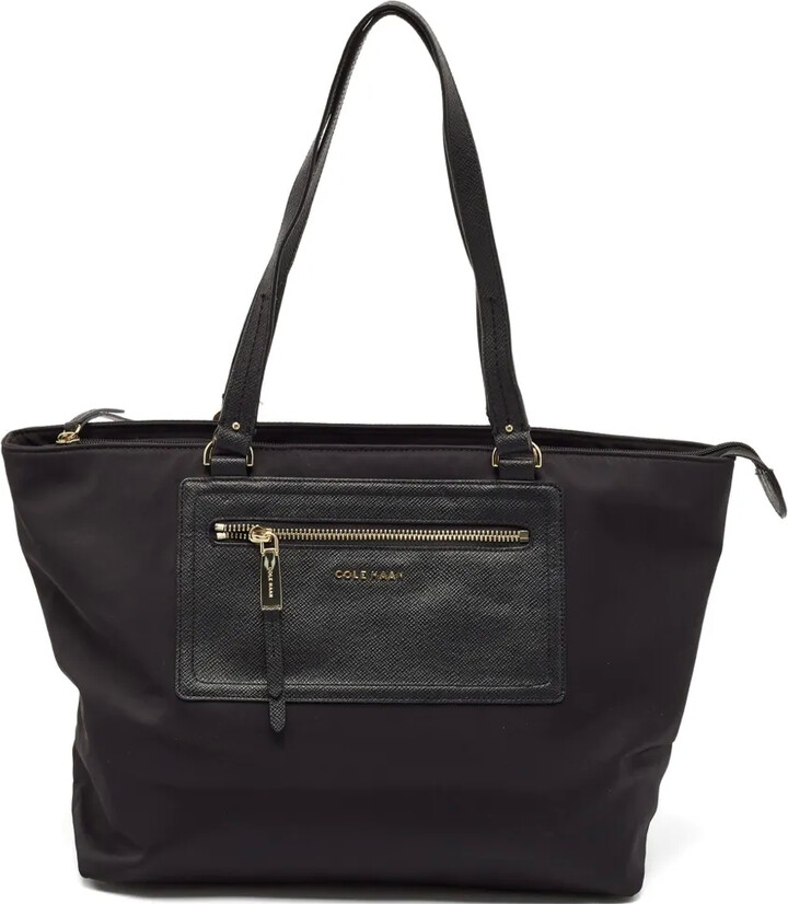 Cole Haan Logo-Lettering Tote Bag