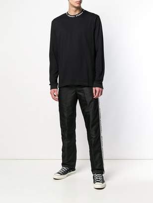 Stussy long-sleeve fitted sweater