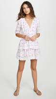 Thumbnail for your product : Place Nationale La Pinede Floral Print Tiered Mini Dress