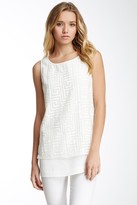 Thumbnail for your product : Elizabeth and James Geo Layer Sleeveless Blouse