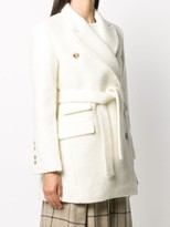 Thumbnail for your product : Eudon Choi Asymmetric-Vent Double Breasted Coat