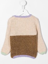Thumbnail for your product : Bobo Choses Colour-Block Knitted Jumper