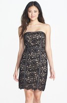 Thumbnail for your product : Xscape Evenings Strapless Lace Bustier Dress