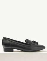 Thumbnail for your product : Marks and Spencer Wide Fit Leather Tassel Loafers