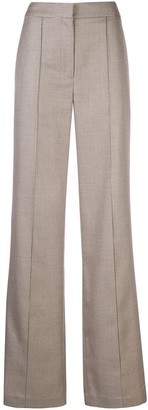 Adam Lippes Houndstooth Print Tailored Trousers