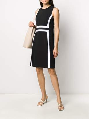 Calvin Klein Contrasting Panel Midi Dress