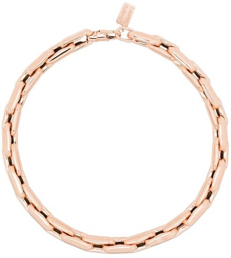 LAUREN RUBINSKI 14kt Rose Gold Chain-Link Necklace