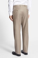 Thumbnail for your product : JB Britches Flat Front Wool & Cashmere Trousers