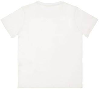 Versace Logo Print Cotton Jersey T-shirt