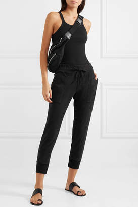 James Perse Cotton-twill Track Pants - Black