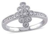 Thumbnail for your product : Concerto 14K White Gold Circle Ring