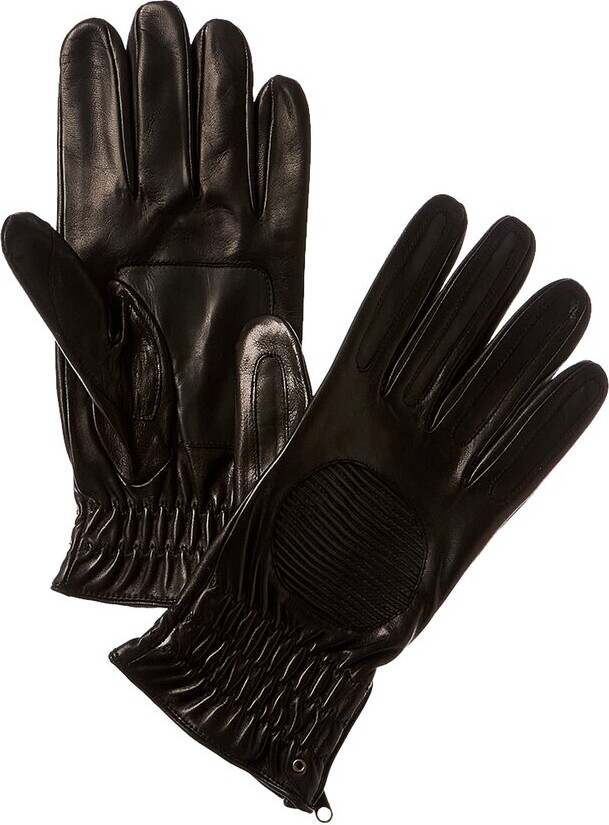 Portolano Cashmere-Lined Leather Gloves - ShopStyle